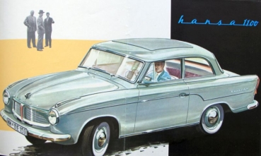 Goliath Hansa 1100 Modelprogram 1955 Carbrochure (3862)